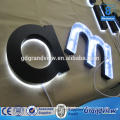 Guangzhou DIY backlit Led channel letter metal surface reverse channel letter